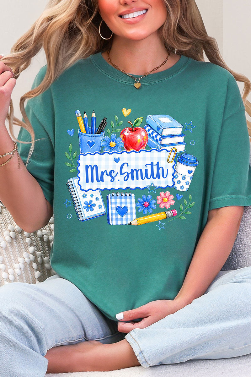 Personalized Bluebell Homeroom Comfort Colors Adult Ring-Spun Cotton Tee