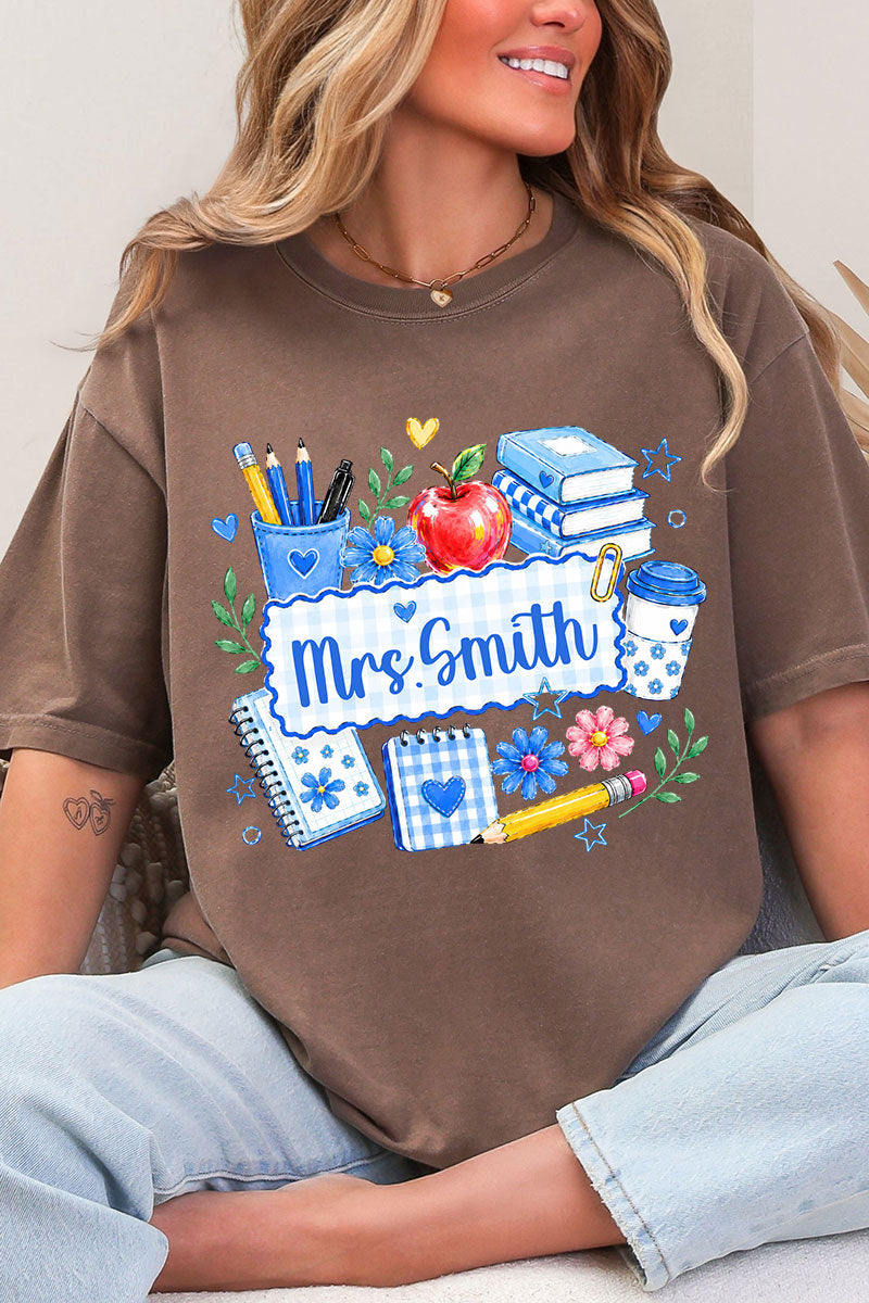 Personalized Bluebell Homeroom Comfort Colors Adult Ring-Spun Cotton Tee
