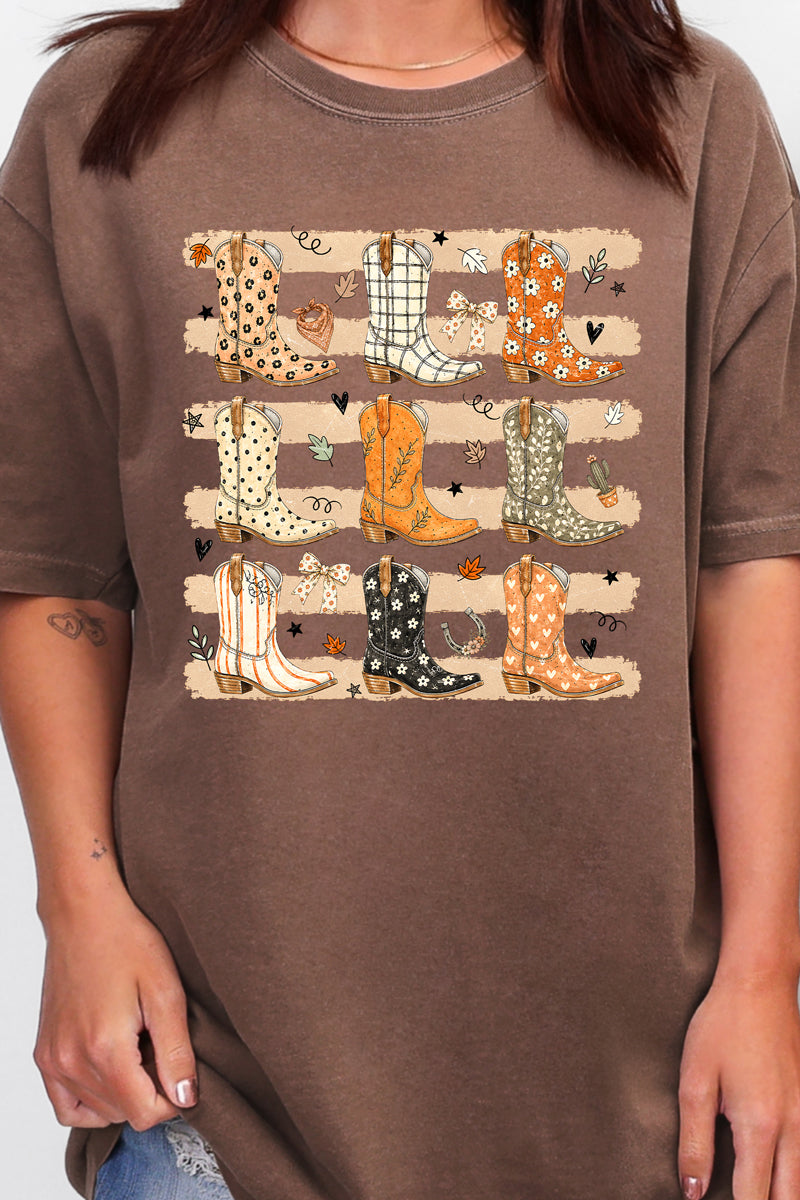 Kickin’ Up Autumn Comfort Colors Adult Ring-Spun Cotton Tee