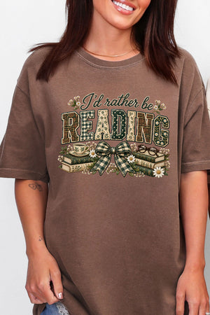 Cozy Reading Nook Comfort Colors Adult Ring-Spun Cotton Tee