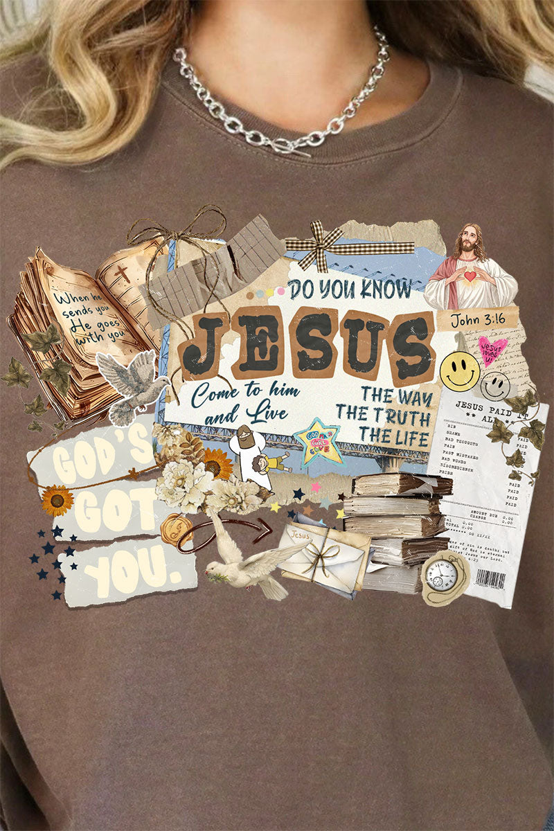Do You Know Jesus Comfort Colors Adult Ring-Spun Cotton Tee