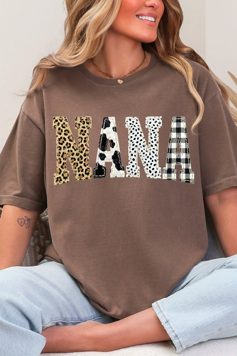 Pattern Play Nana Comfort Colors Adult Ring-Spun Cotton Tee