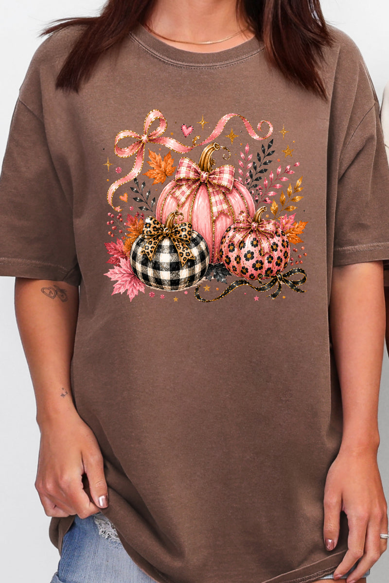 Pretty In Pumpkin Comfort Colors Adult Ring-Spun Cotton Tee