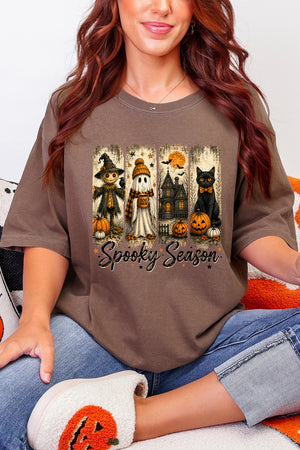 Spooky Season Brushstrokes Comfort Colors Adult Ring-Spun Cotton Tee