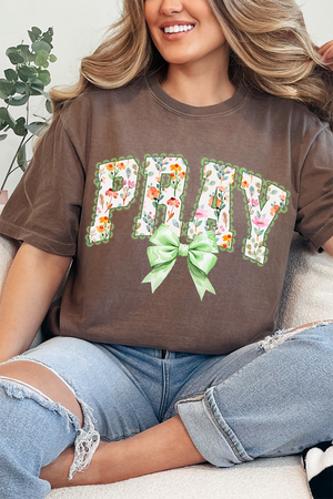 Watercolor Petaled Pray Comfort Colors Adult Ring-Spun Cotton Tee