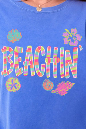 Paradise Painted Beachin' Comfort Colors Adult Ring-Spun Cotton Tee