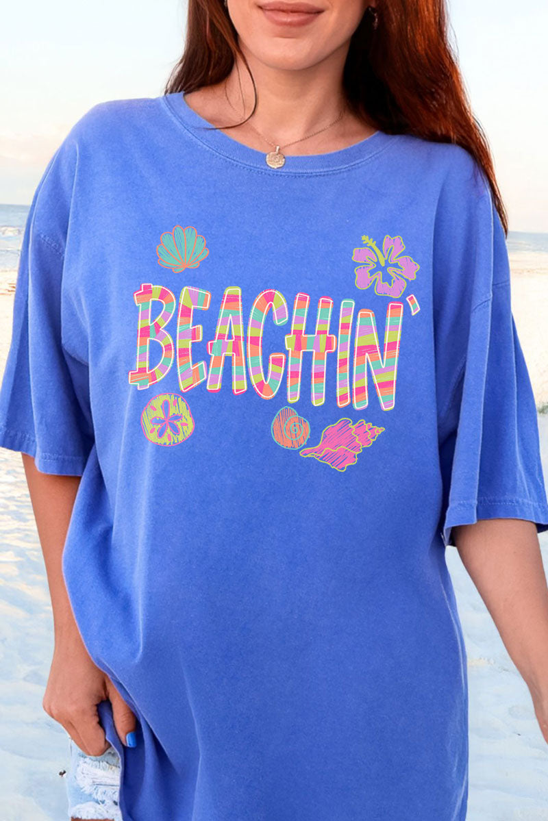 Paradise Painted Beachin' Comfort Colors Adult Ring-Spun Cotton Tee
