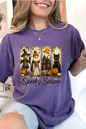 Spooky Season Brushstrokes Comfort Colors Adult Ring-Spun Cotton Tee