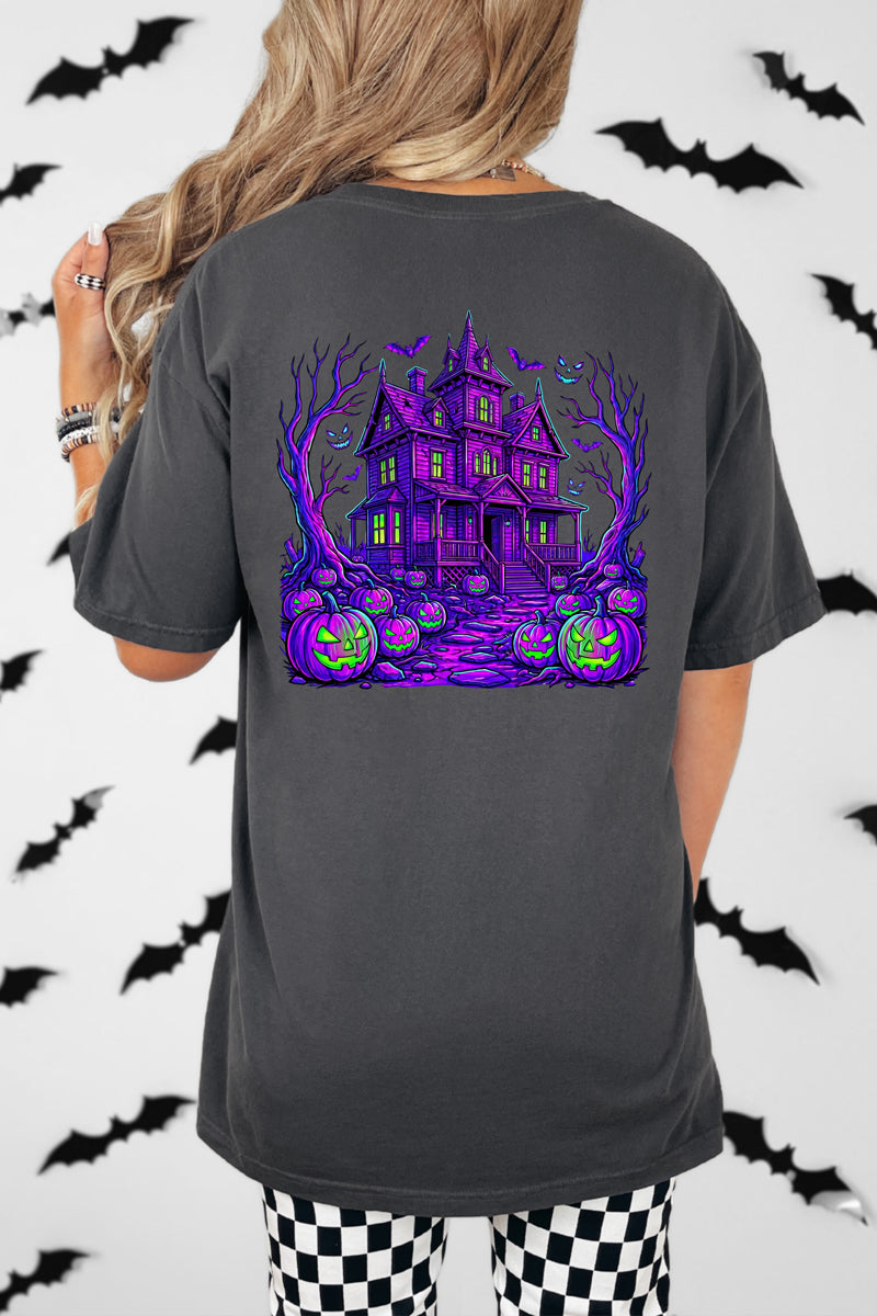 Neon Nightmare Full Front & Back Design Comfort Colors Adult Ring-Spun Cotton Tee