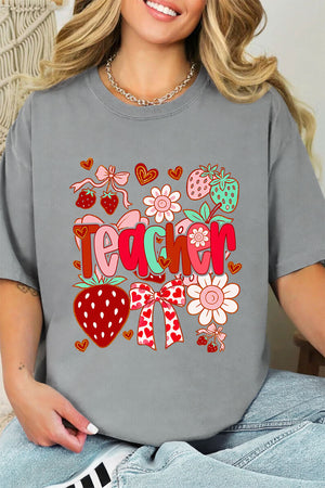 Berry Sweet Teacher Comfort Colors Adult Ring-Spun Cotton Tee