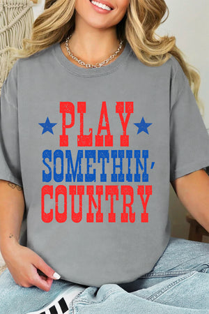 Stars & Country Comfort Colors Adult Ring-Spun Cotton Tee