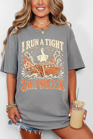 Tight Shipwreck Goose Comfort Colors Adult Ring-Spun Cotton Tee