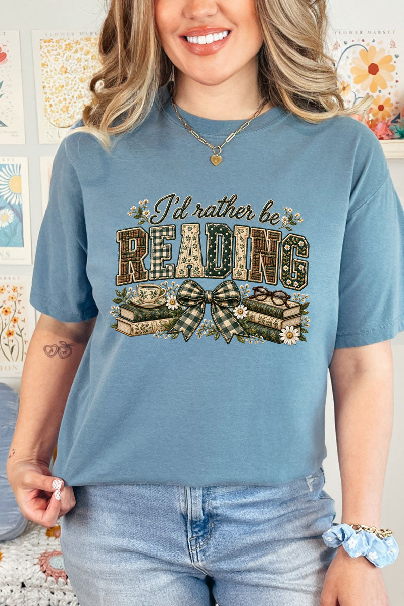 Cozy Reading Nook Comfort Colors Adult Ring-Spun Cotton Tee