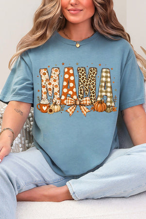 Pumpkin Spice Mama Comfort Colors Adult Ring-Spun Cotton Tee