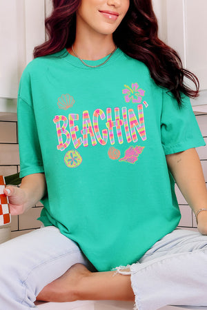 Paradise Painted Beachin' Comfort Colors Adult Ring-Spun Cotton Tee