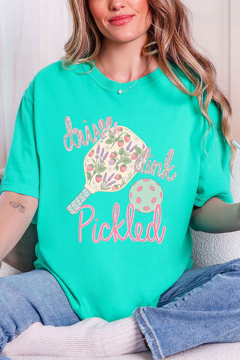 Pretty Drive Dink Pickled Pink Comfort Colors Adult Ring-Spun Cotton Tee
