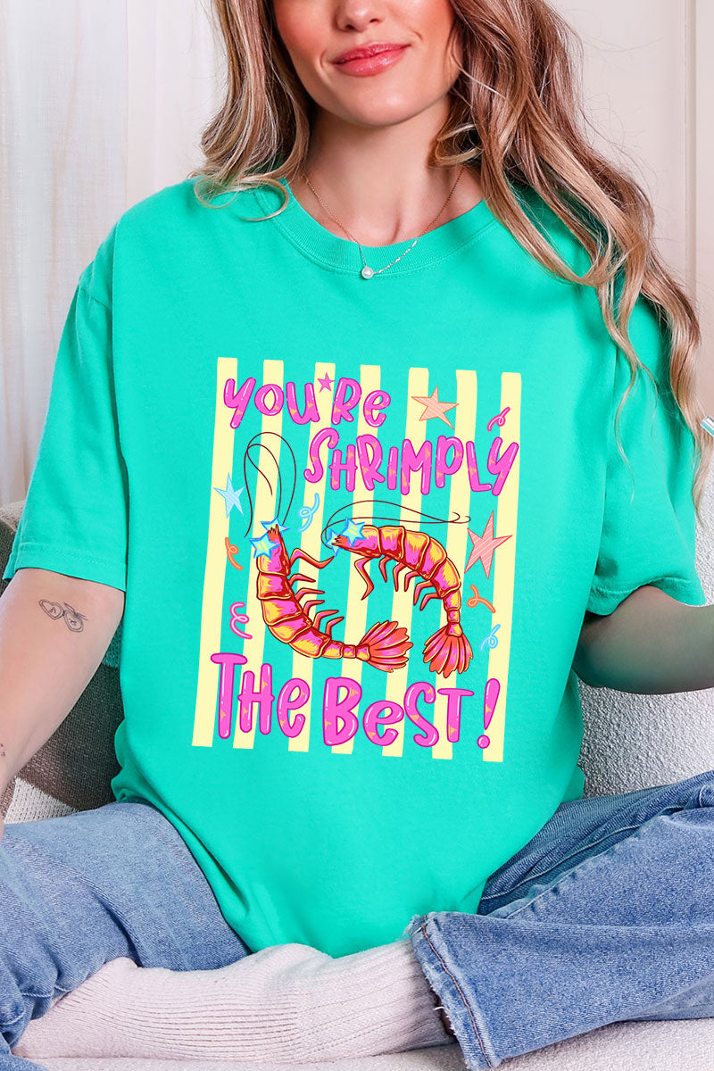 Shrimply The Best Comfort Colors Adult Ring-Spun Cotton Tee