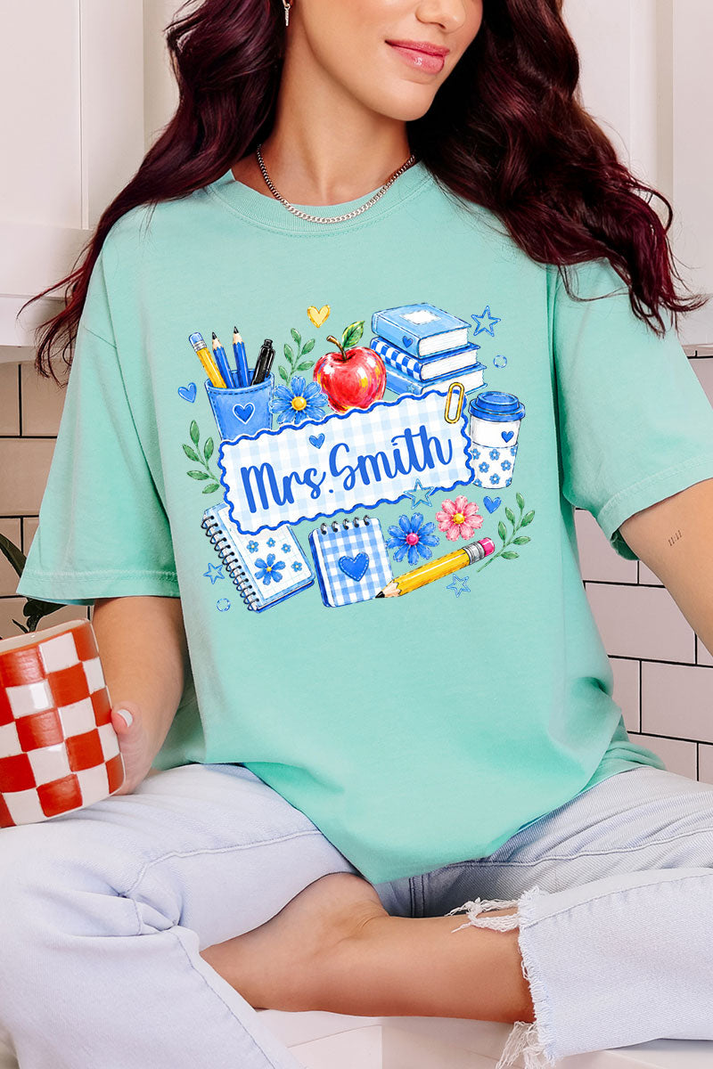 Personalized Bluebell Homeroom Comfort Colors Adult Ring-Spun Cotton Tee