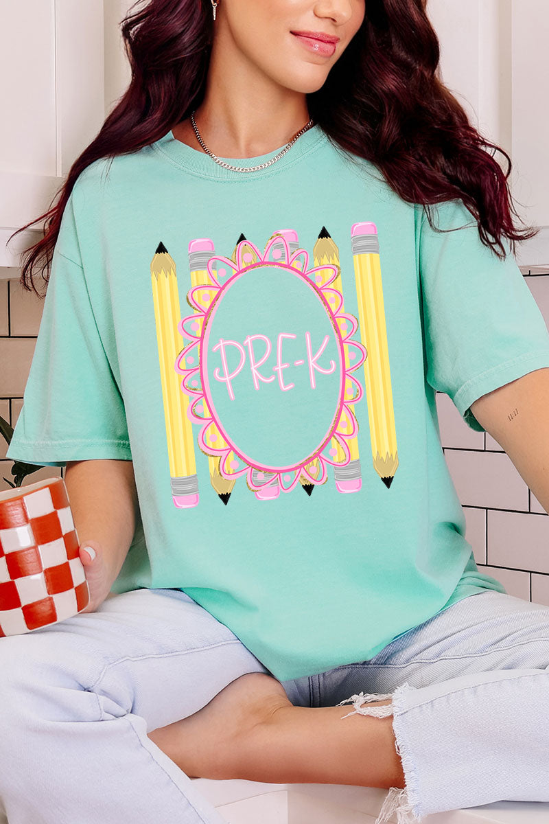 Pencil Perfect: Grade School Collection Comfort Colors Adult Ring-Spun Cotton Tee *Choose Your Grade
