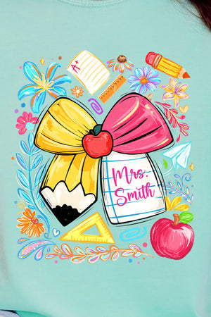 Personalized Sweet School Days Comfort Colors Adult Ring-Spun Cotton Tee