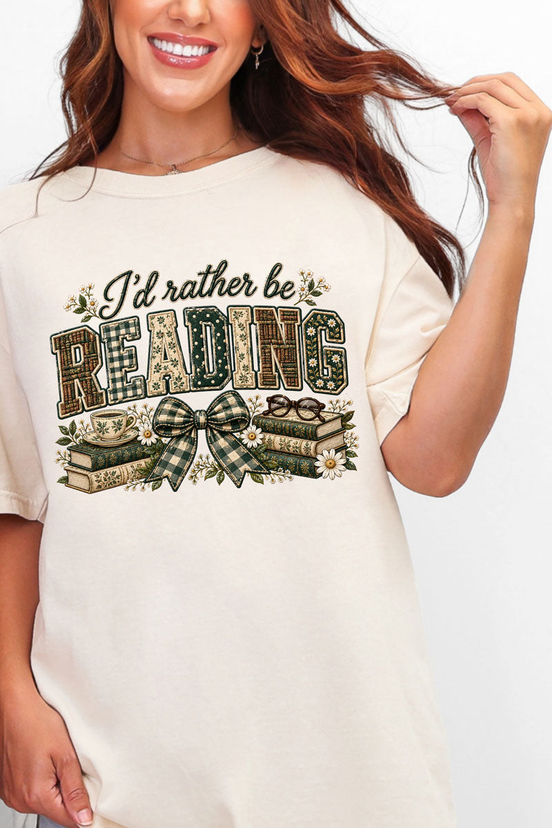 Cozy Reading Nook Comfort Colors Adult Ring-Spun Cotton Tee