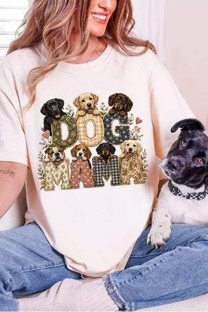 Puppy Patch Dog Mama Comfort Colors Adult Ring-Spun Cotton Tee