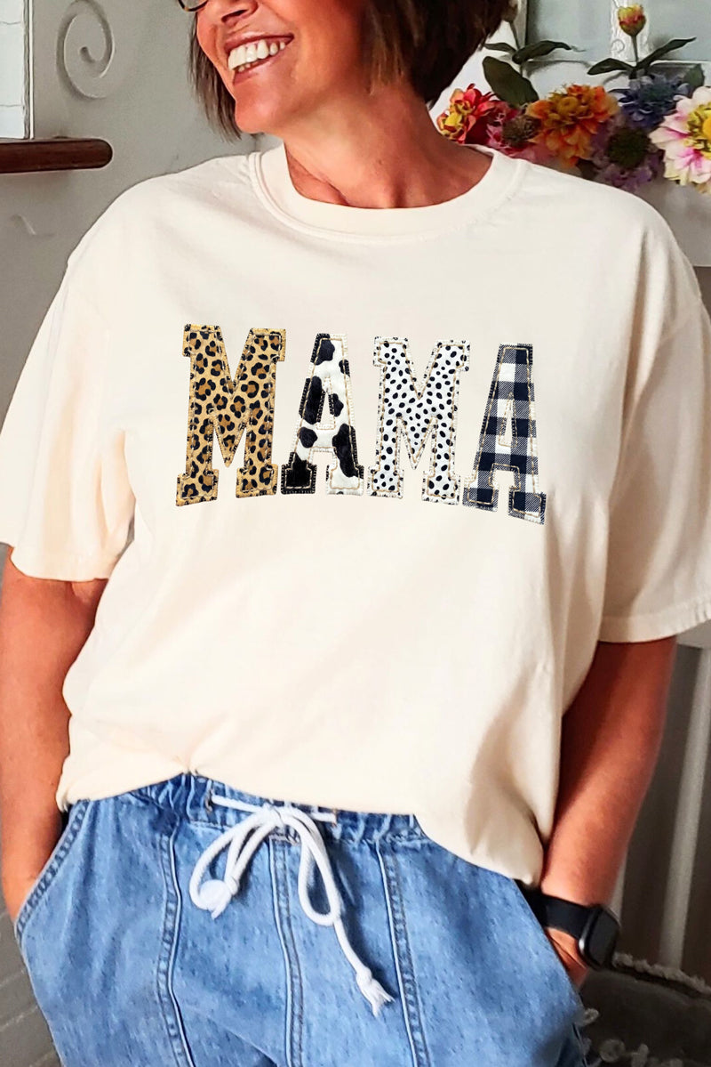 Pattern Play Mama Comfort Colors Adult Ring-Spun Cotton Tee