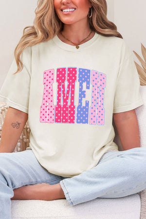 Polka Dot Pop Amen Comfort Colors Adult Ring-Spun Cotton Tee