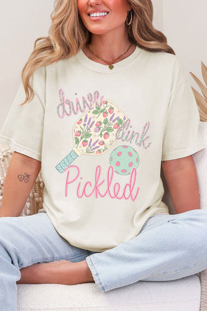 Pretty Drive Dink Pickled Pink Comfort Colors Adult Ring-Spun Cotton Tee