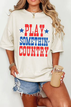 Stars & Country Comfort Colors Adult Ring-Spun Cotton Tee