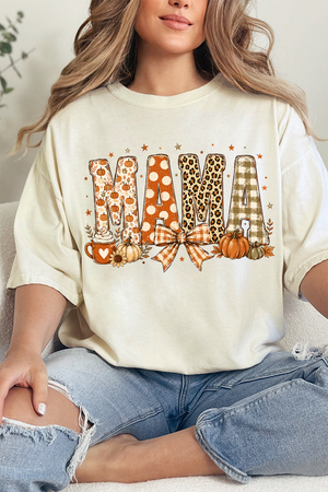 Pumpkin Spice Mama Comfort Colors Adult Ring-Spun Cotton Tee