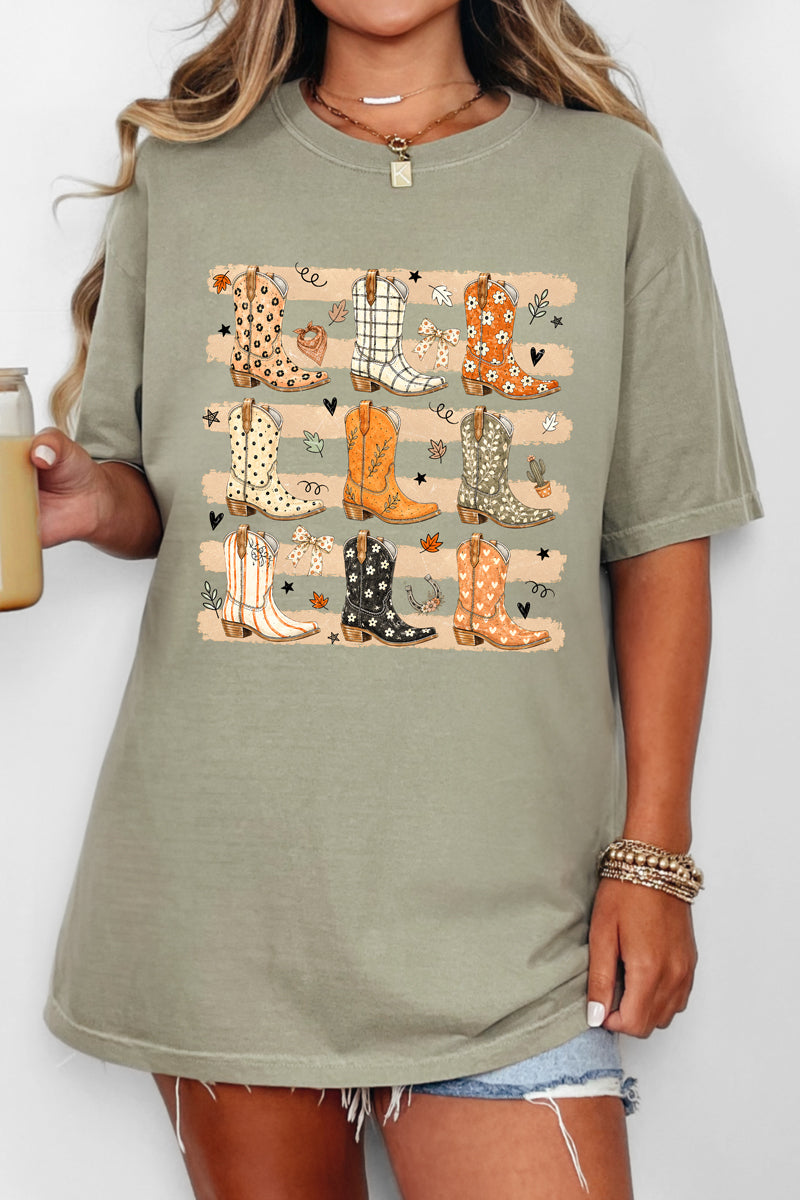 Kickin’ Up Autumn Comfort Colors Adult Ring-Spun Cotton Tee