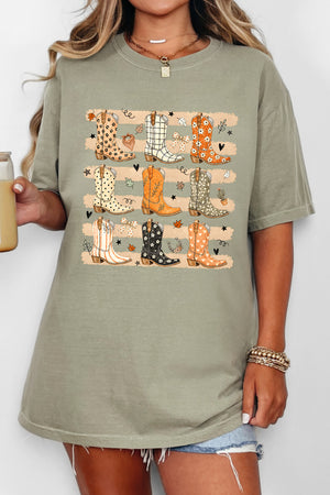Kickin’ Up Autumn Comfort Colors Adult Ring-Spun Cotton Tee