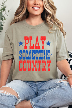 Stars & Country Comfort Colors Adult Ring-Spun Cotton Tee