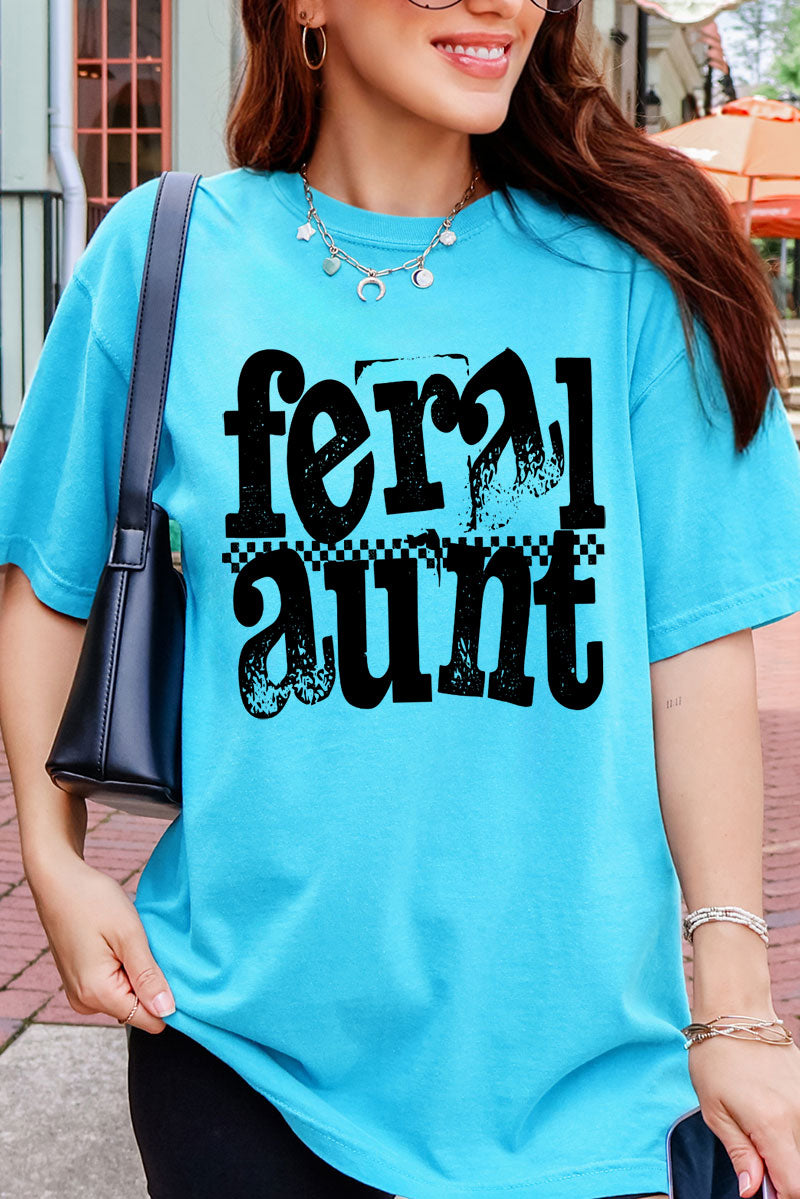 Feral Aunt Comfort Colors Adult Ring-Spun Cotton Tee