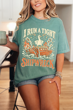 Tight Shipwreck Goose Comfort Colors Adult Ring-Spun Cotton Tee