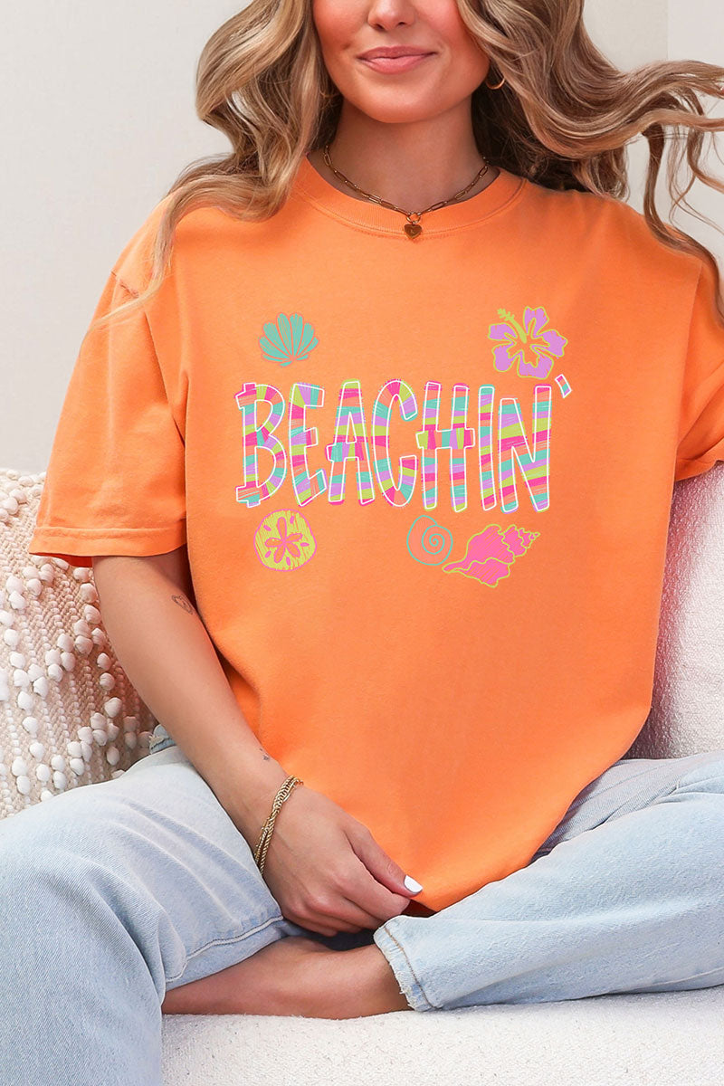Paradise Painted Beachin' Comfort Colors Adult Ring-Spun Cotton Tee