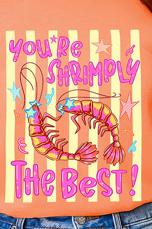 Shrimply The Best Comfort Colors Adult Ring-Spun Cotton Tee