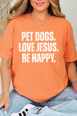 Pet Dogs Comfort Colors Adult Ring-Spun Cotton Tee