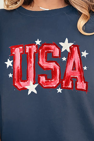 Painted Patriotism Comfort Colors Adult Ring-Spun Cotton Tee