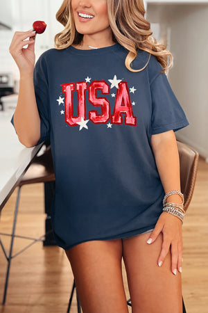 Painted Patriotism Comfort Colors Adult Ring-Spun Cotton Tee