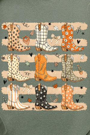 Kickin’ Up Autumn Comfort Colors Adult Ring-Spun Cotton Tee