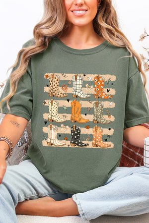 Kickin’ Up Autumn Comfort Colors Adult Ring-Spun Cotton Tee
