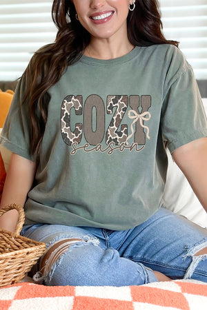 Camo Cozy Season Comfort Colors Adult Ring-Spun Cotton Tee