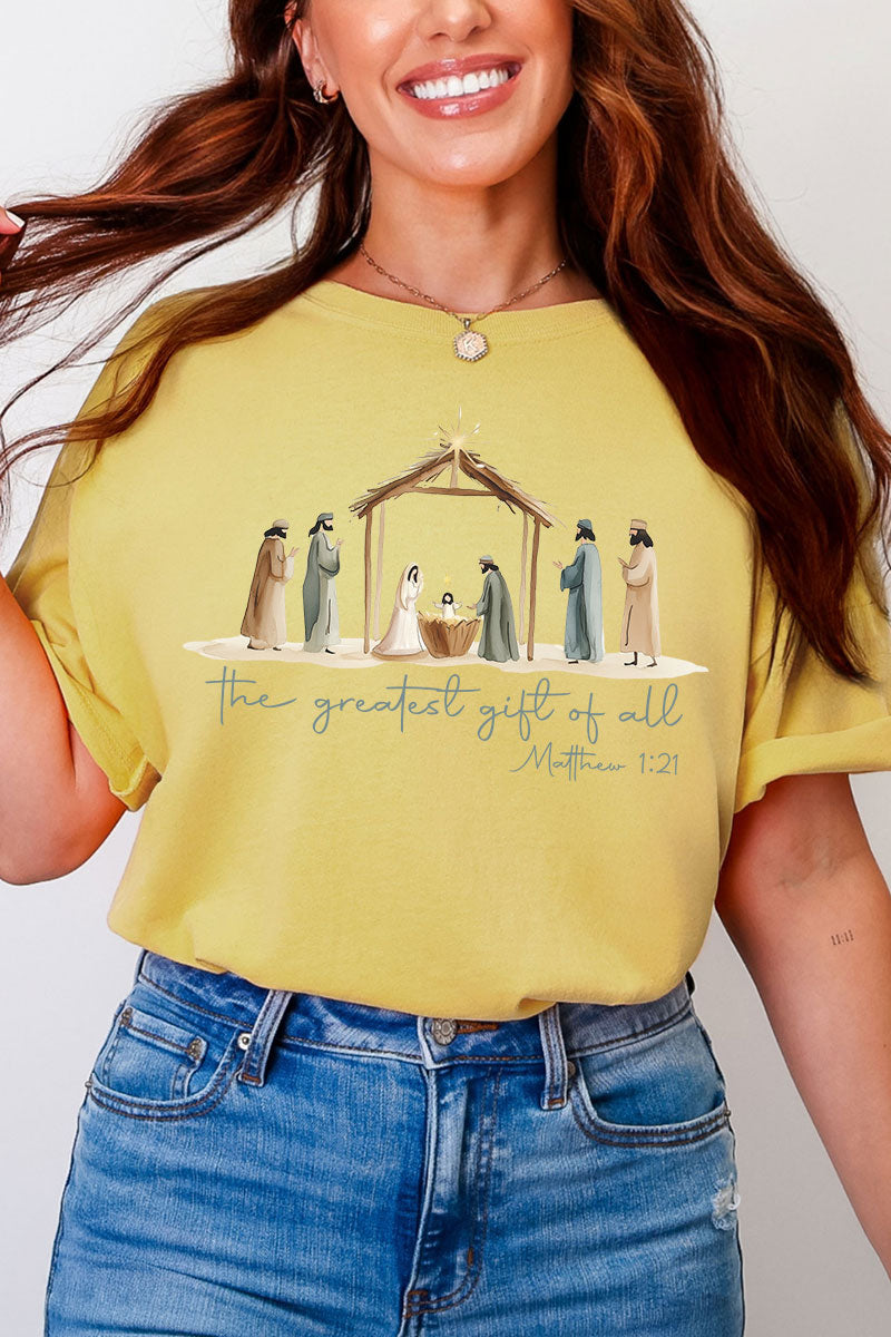 Precious Greatest Gift Of All Comfort Colors Adult Ring-Spun Cotton Tee