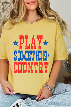 Stars & Country Comfort Colors Adult Ring-Spun Cotton Tee