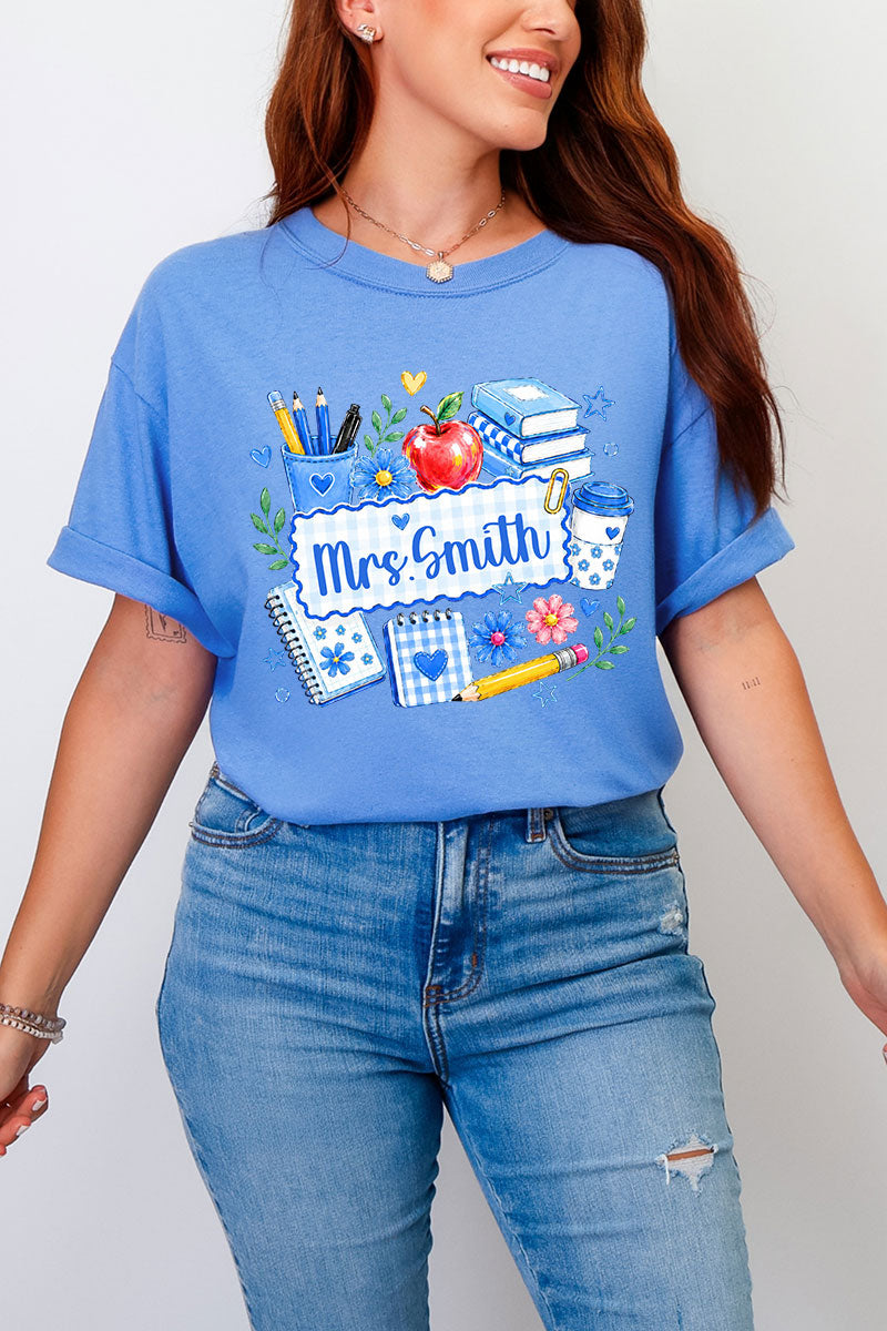 Personalized Bluebell Homeroom Comfort Colors Adult Ring-Spun Cotton Tee