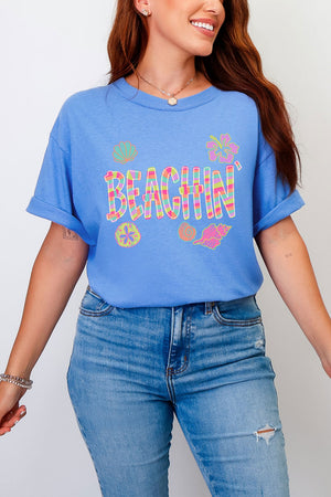 Paradise Painted Beachin' Comfort Colors Adult Ring-Spun Cotton Tee