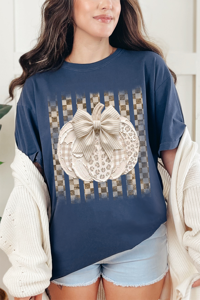 Painted Pumpkin Latte Comfort Colors Adult Ring-Spun Cotton Tee