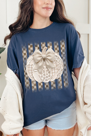 Painted Pumpkin Latte Comfort Colors Adult Ring-Spun Cotton Tee